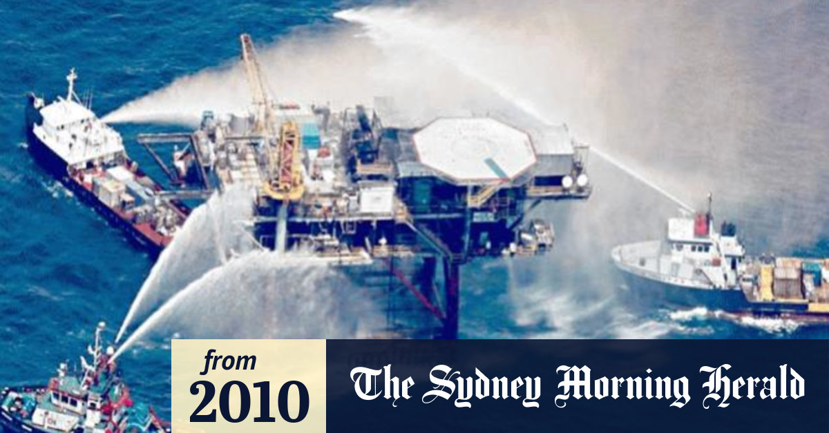 Video Oil rig explodes in Gulf